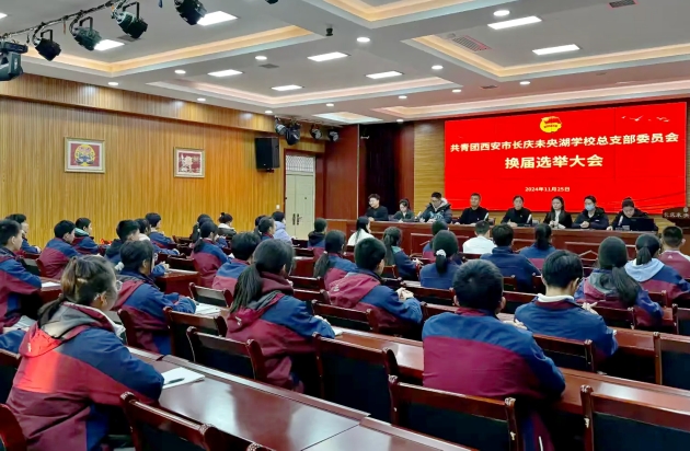 共青团西安市长庆未央湖学校总支部委员会换届选举大会胜利召开